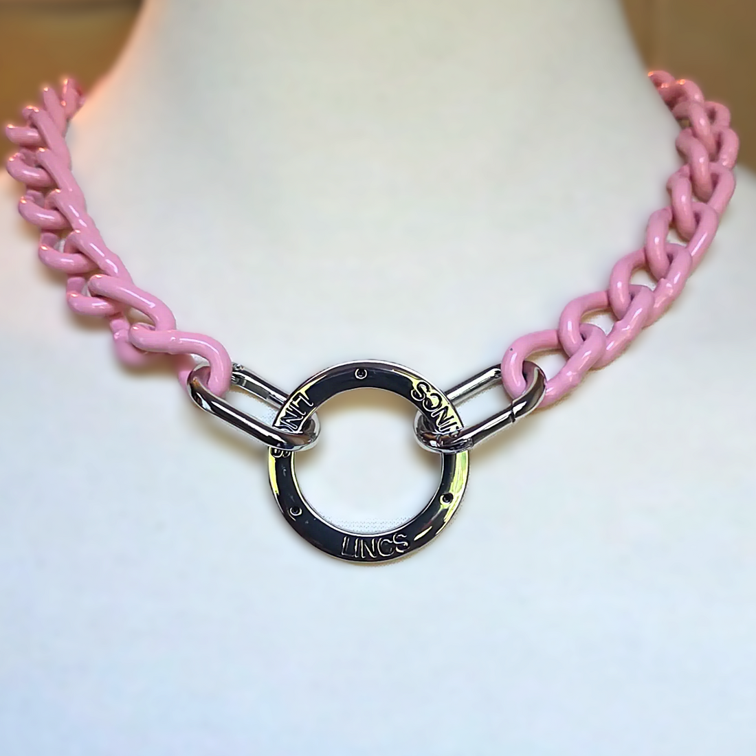 W.S Pink Neck Harness