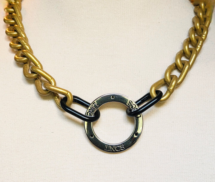 Antique Gold Neck Harness