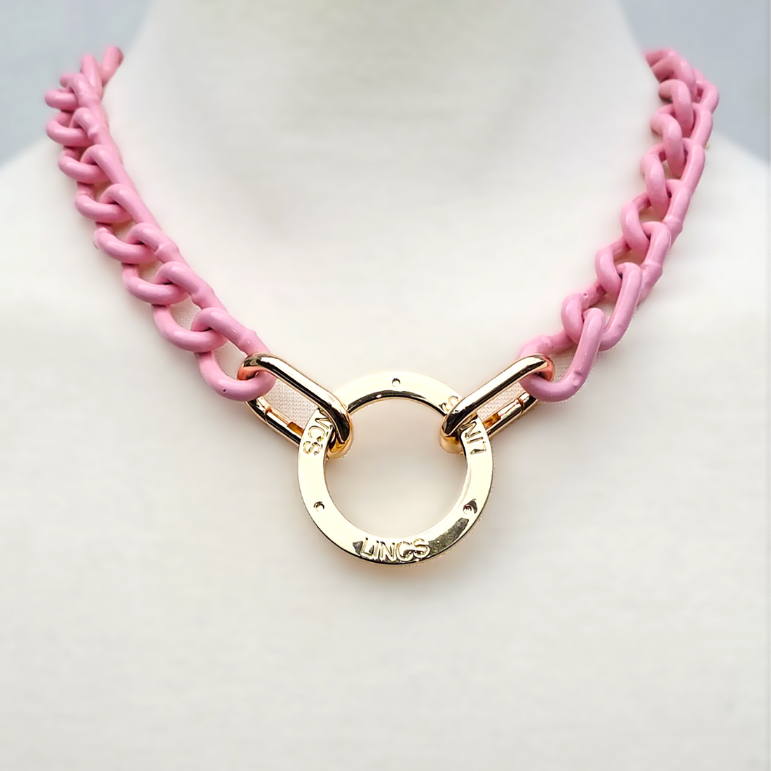 W.S Pink Neck Harness