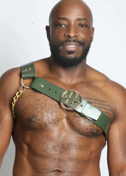 Green Strap Harness