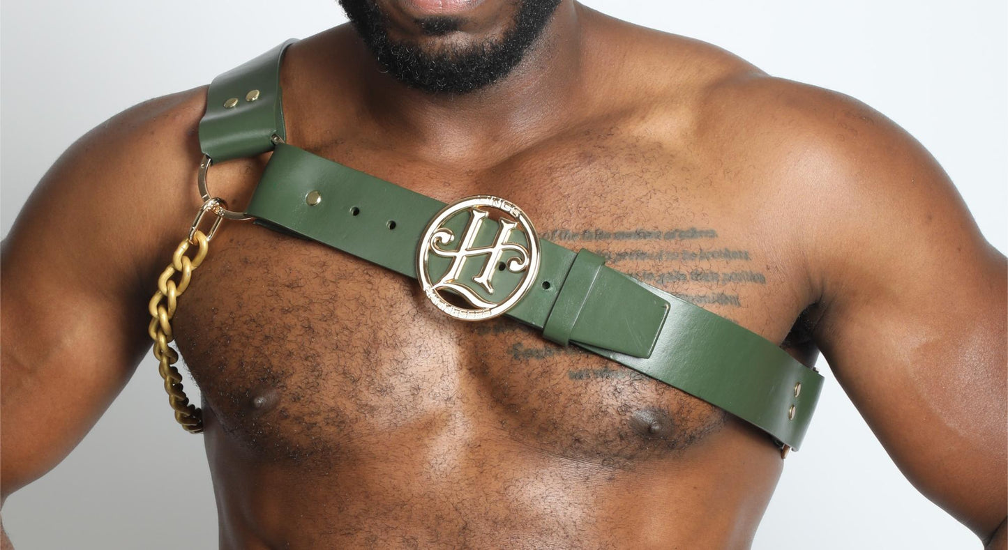 Green Strap Harness